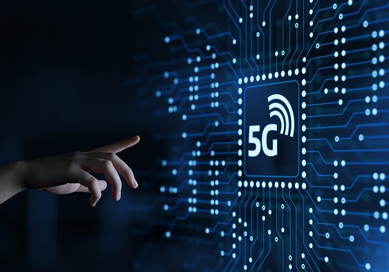 5G Network Internet Mobile Wireless Business concept.