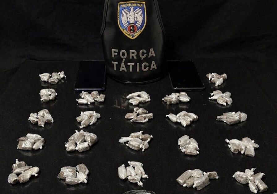 Dois homens são presos por tráfico de drogas na BR-262 em Domingos Martins