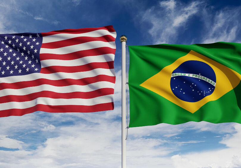 bandeira - brasil- EUA- MAGNIFC