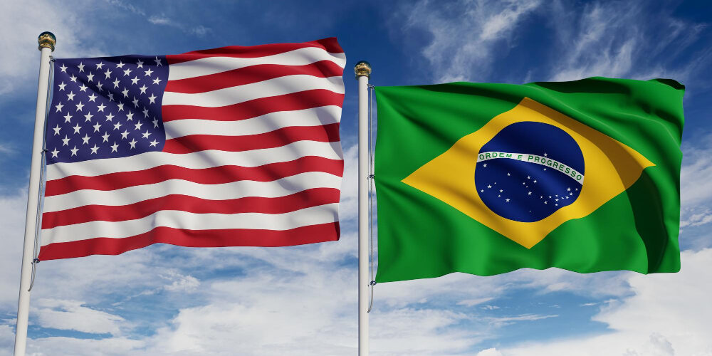 bandeira - brasil- EUA- MAGNIFC