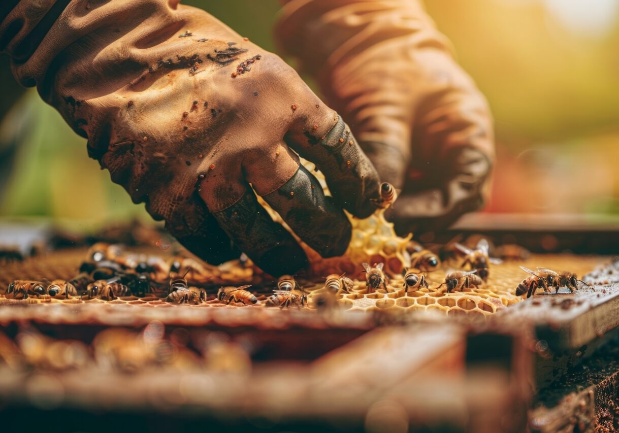 beekeeper-working-bee-farm