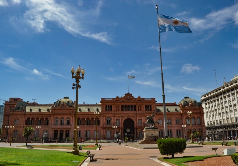 casa rosada, the government house in the center of Buenos Aires, Argentina