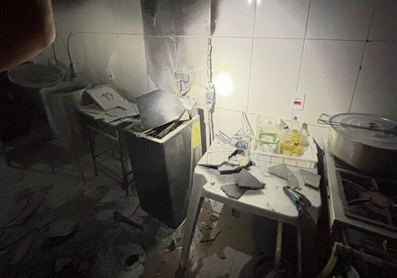 incendio em restaurante