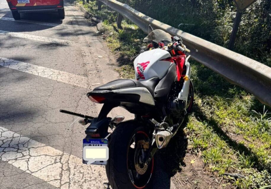 motociclista grave